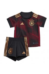Fotbalové Dres Německo Dětské Venkovní Oblečení MS 2022 Krátký Rukáv (+ trenýrky)